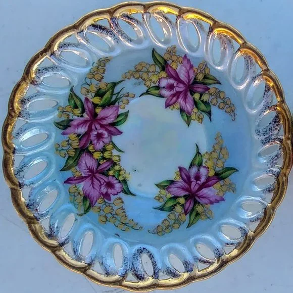 L.M. Royal Halsey very fine china cup & saucer set - Picture 4 of 10